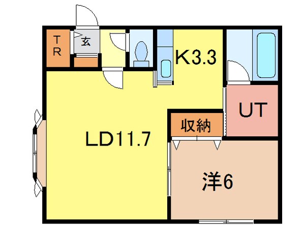 Ｂｅｌｌｅ（ベル）の物件間取画像